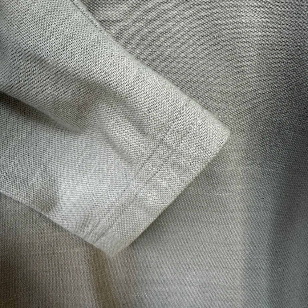 BANANA REPUBLIC Men’s Long Sleeve Jersey L Long Sleeve Gray Henley Shirt Tshirt